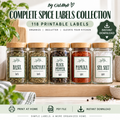 Complete Spice Labels Collection — 118 Printable Labels
